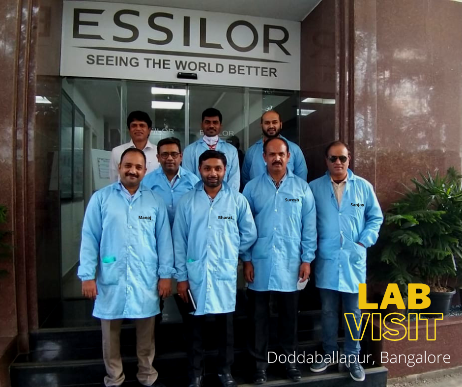 Visit to the Essilor Lab in Bangalore